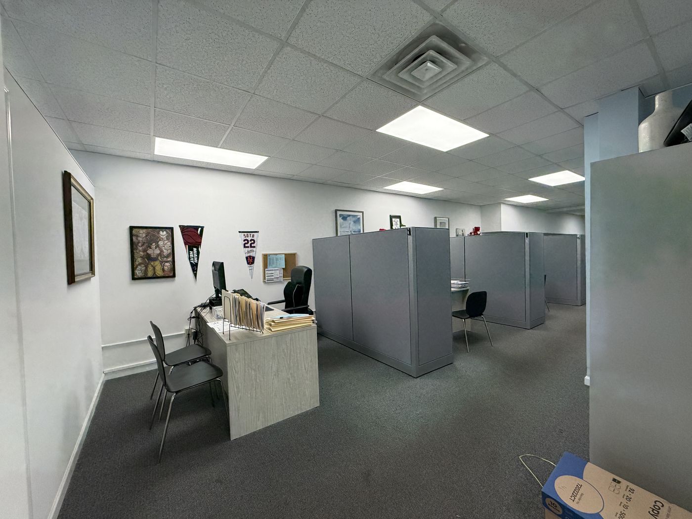 Open work area